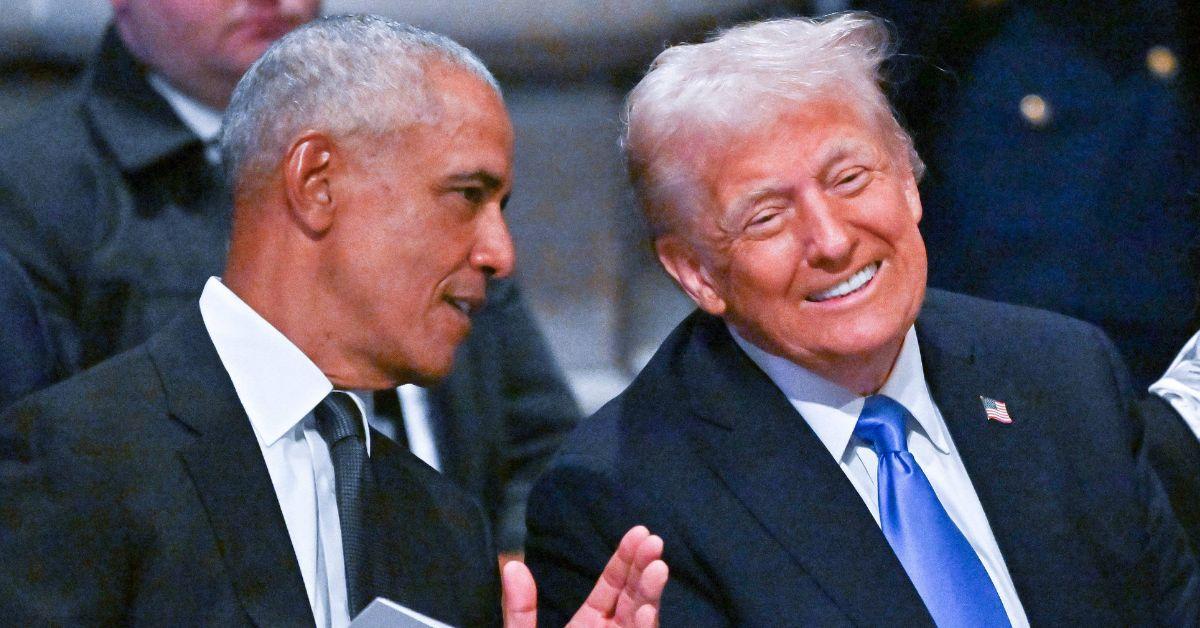 donald trump offering help rescue barack obama disaster dei library