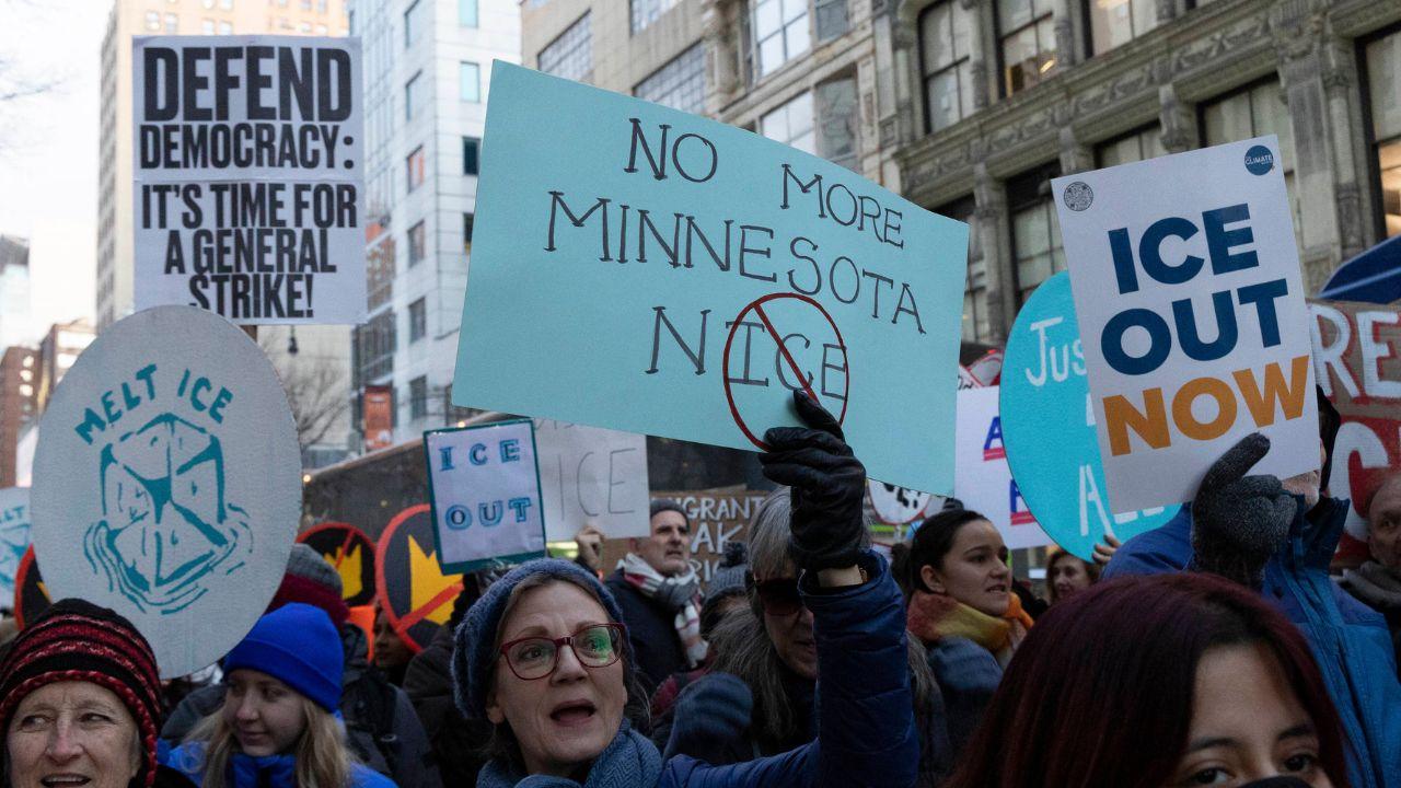 Minnesota ICE protestors