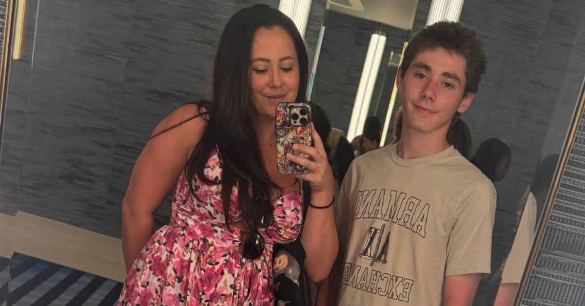 Photo of Jenelle Evans and Jace Evans