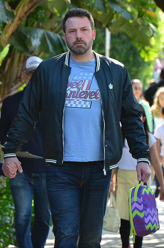 Ben Affleck picks up daughter Seraphina from school in Santa Monica