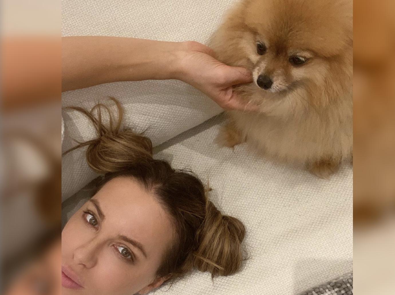 kate beckinsale dog