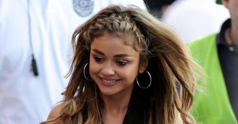 Sarah Hyland shows off a dazzling smile as she gets back to work on 'Modern Family' in LA!