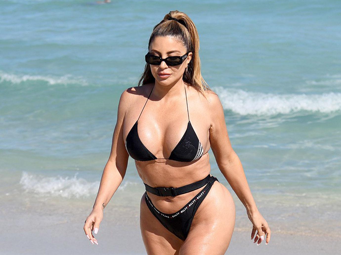 Larsa Pippen Recreates Iconic Bond Girl Belted Bikini Moment In