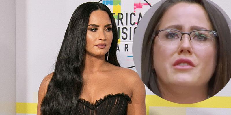 Demi lovato drug over dose jenelle evans reaction