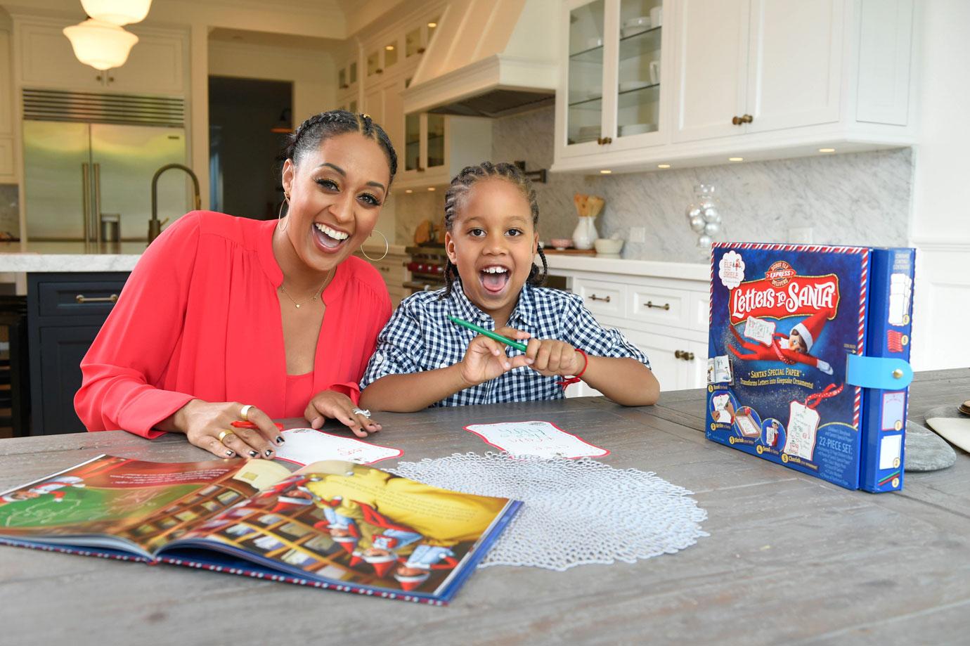 Tia Mowry and son Cree Ready for the Holidays