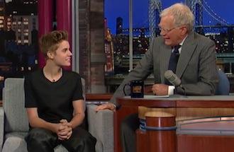 Justin Bieber Talks Tattoos And The Sixteenth Chapel On David Letterman 