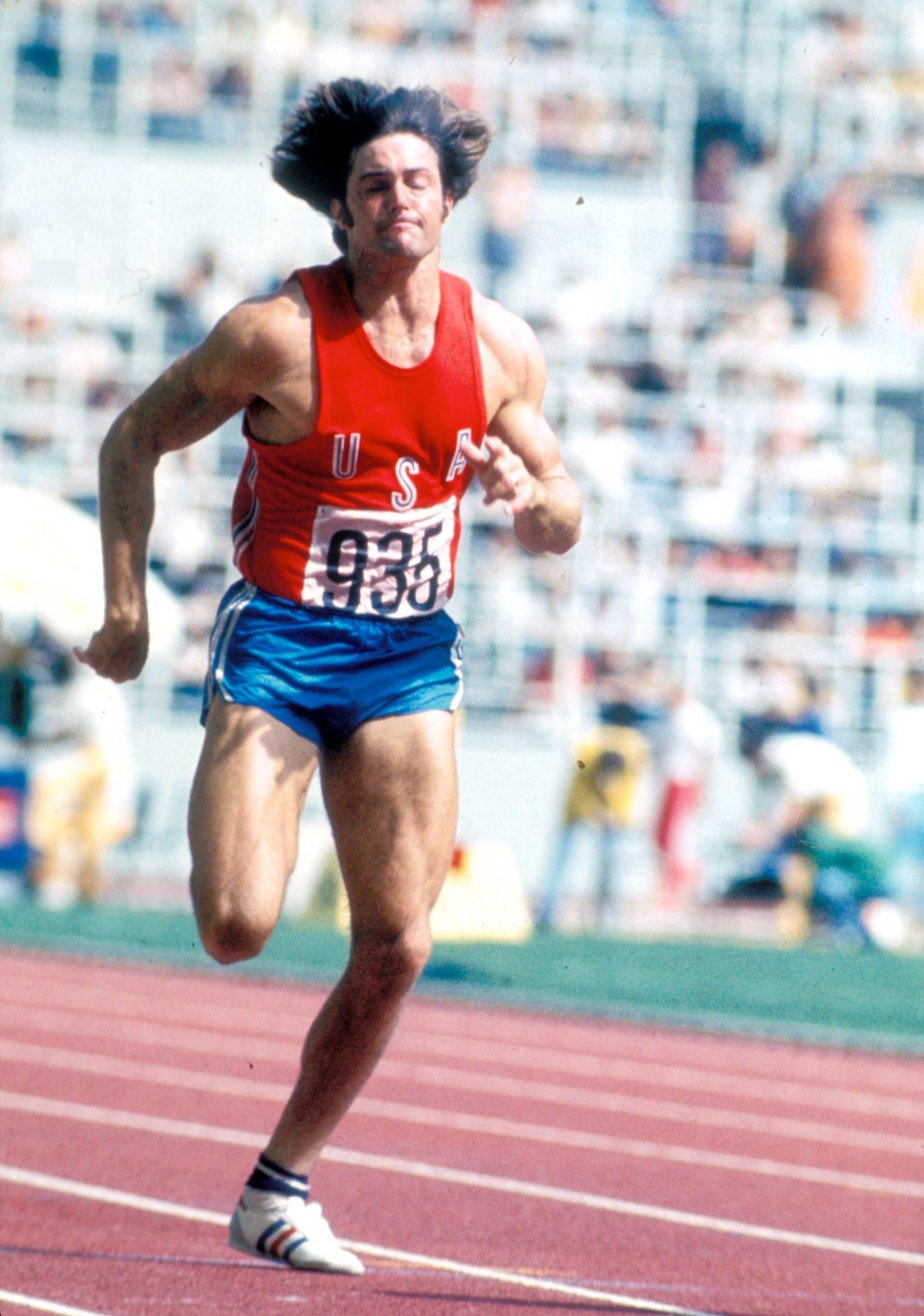 *FILE PHOTOS* Bruce Jenner competes in the 1976 Montreal Olympics **USA ONLY**