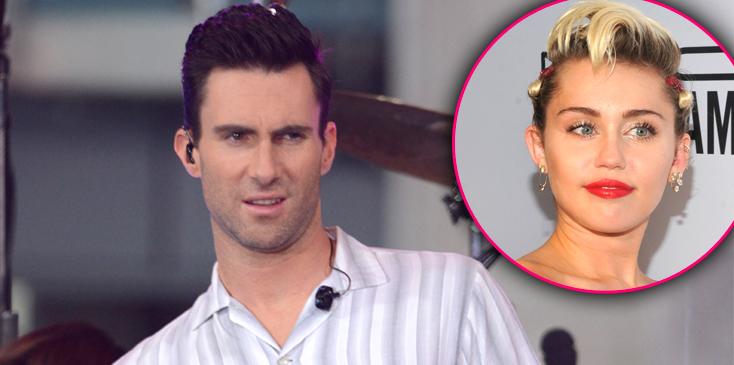 the voice feud miley cyrus and adam levine premiere