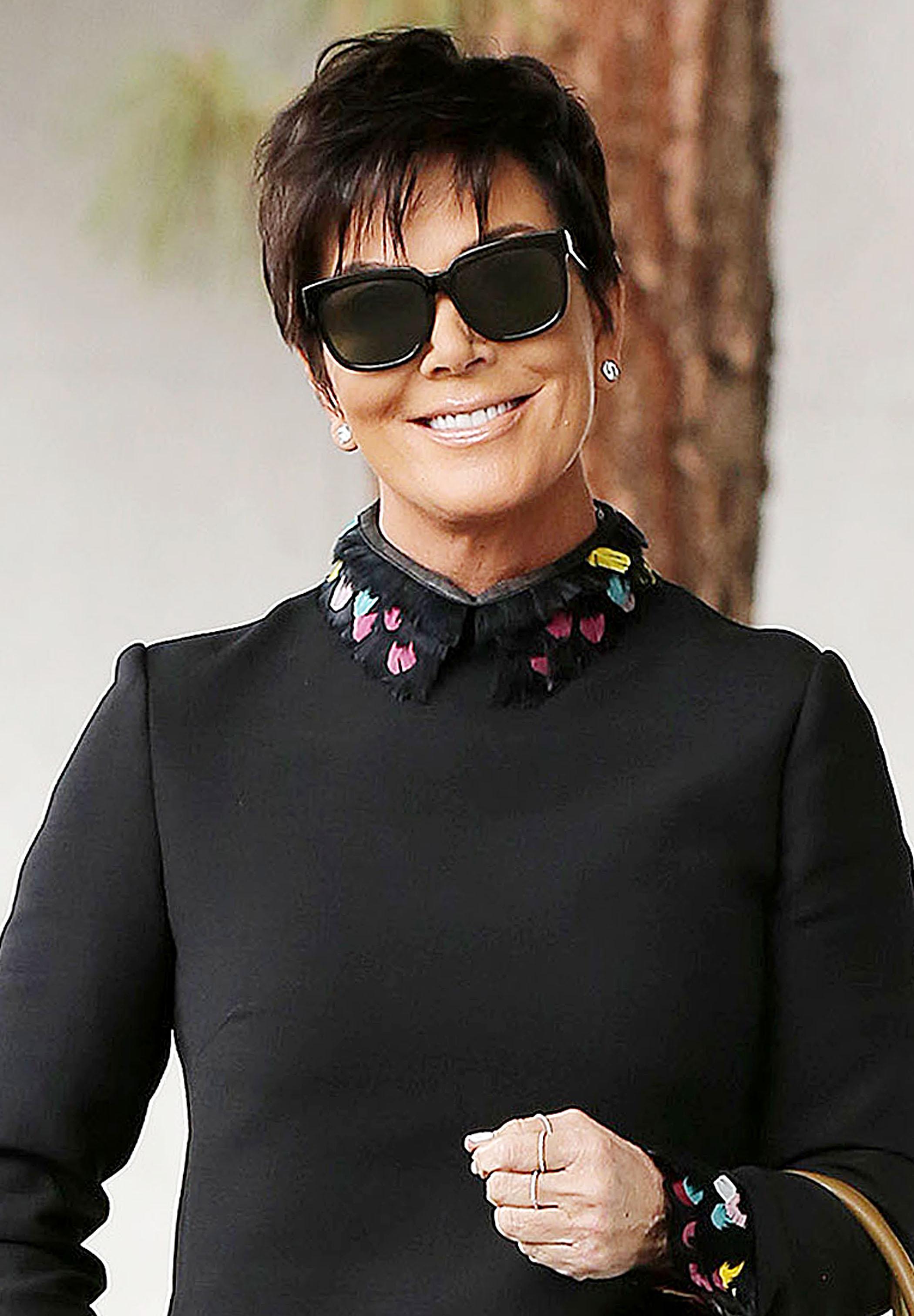 Kris Jenner goes shopping at Saks Fifth Avenue