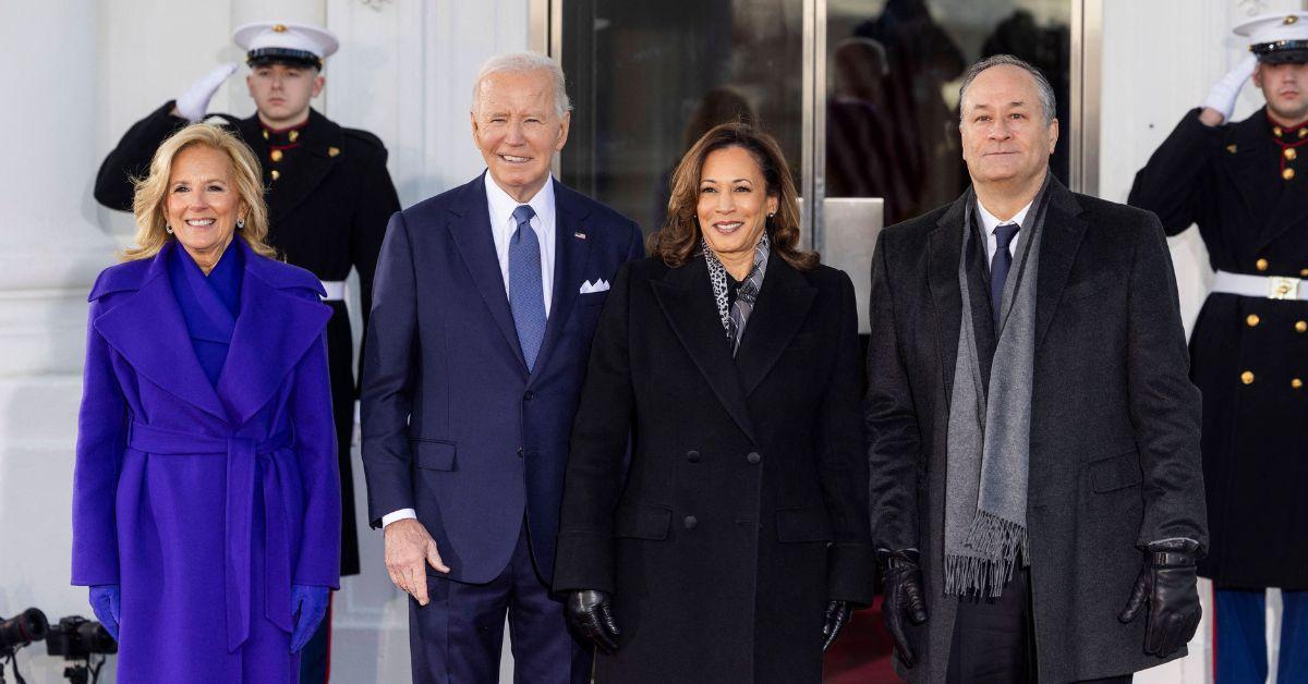 photo of Jill Biden, Joe Biden, Kamala Harris and Doug Emhoff