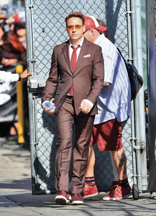 Robert Downey Jr. at the &#8216;Jimmy Kimmel Live!&#8217; studio