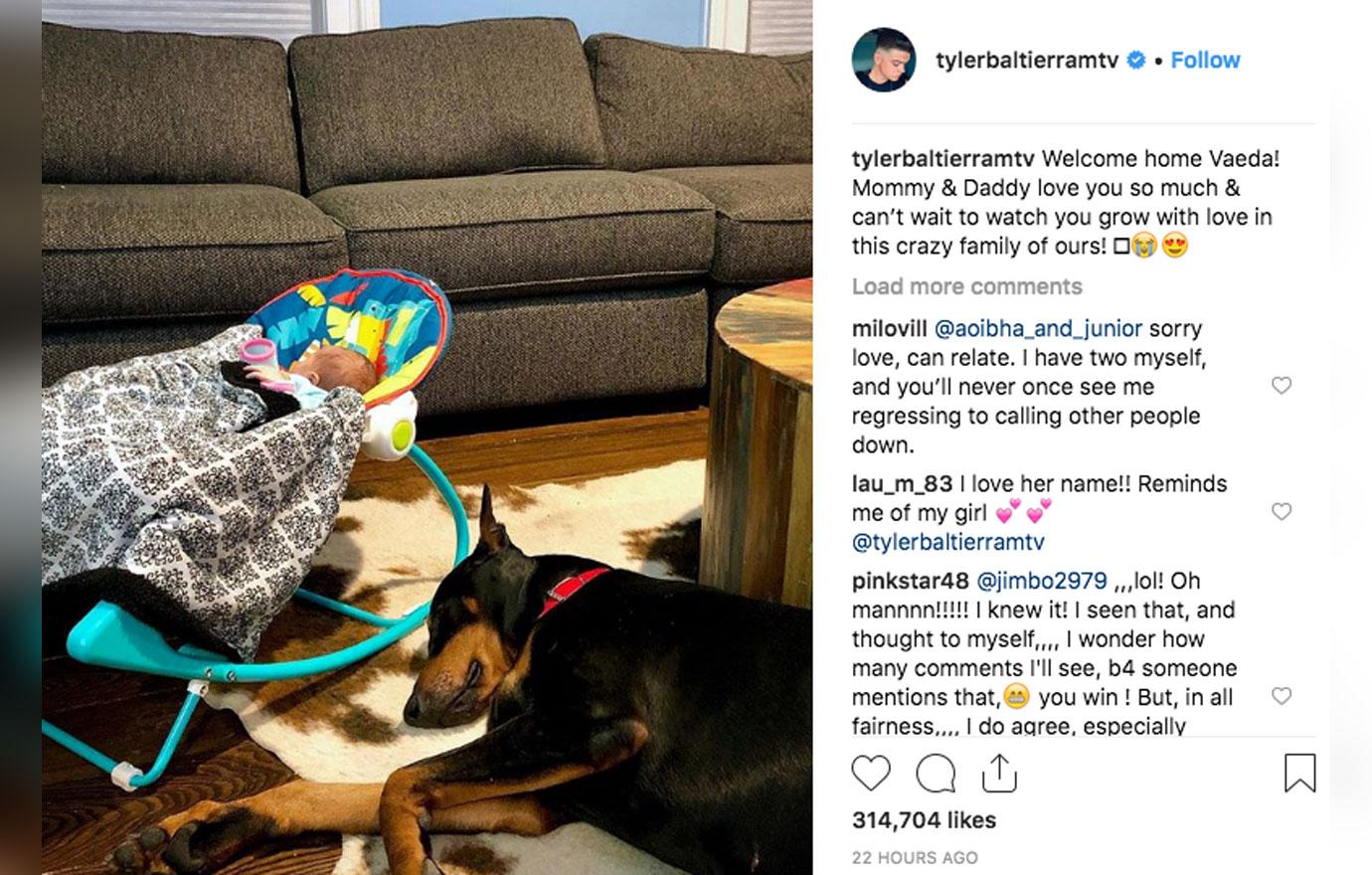 Tyler Baltierra Shares First Photo Of Daughter Vaeda(02)