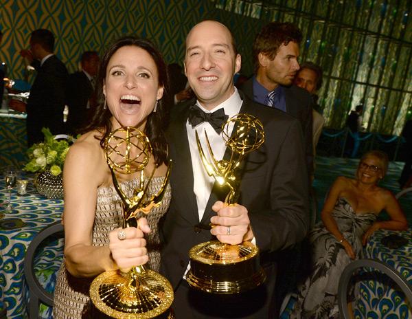 Julia Louis Dreyfus Tony Hale HBO Emmys Party