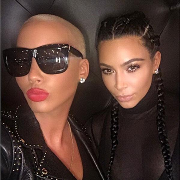 Amber rose emojis kim kardashian kanye west assplay