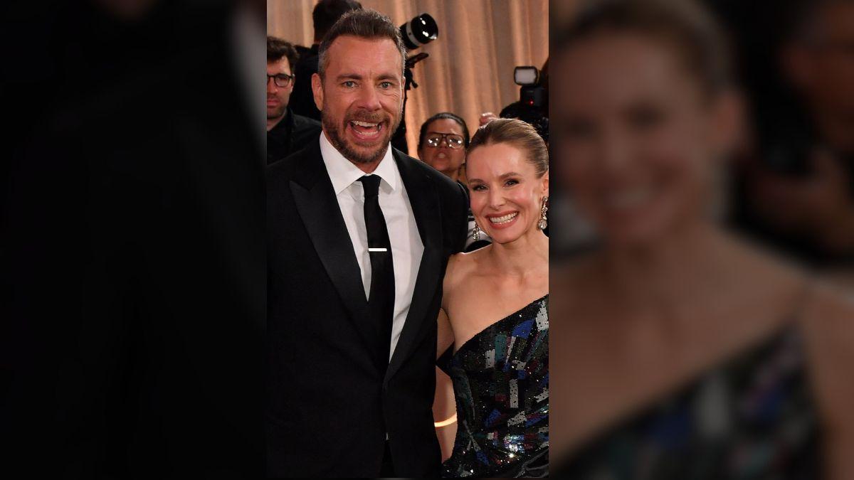 Photo of Kristen Bell and Dax Shepard.