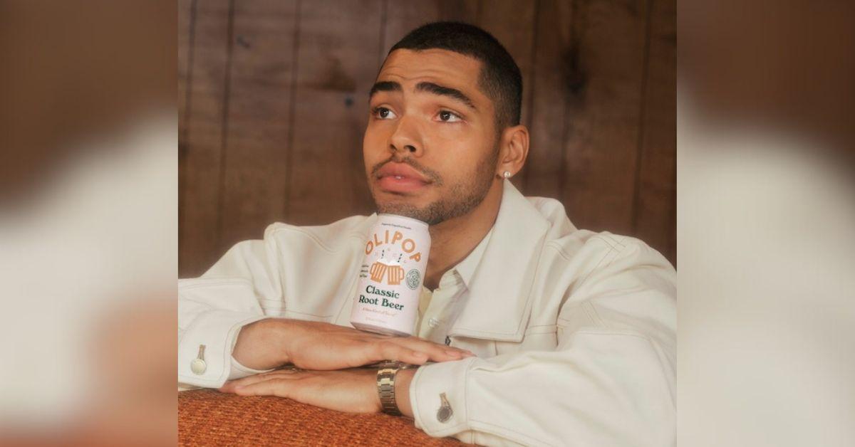 image of Nicholas Duvernay loves drinking OLIPOP. 
