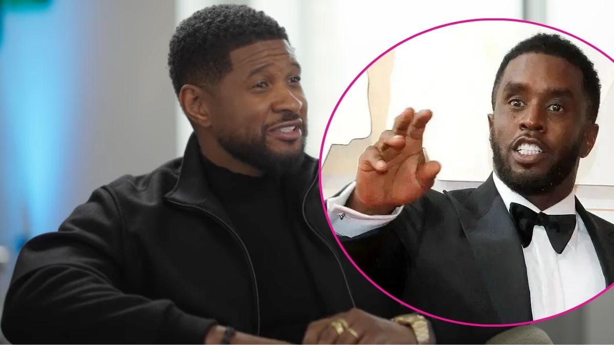 Composite photo of Usher and Sean 'Diddy' Combs