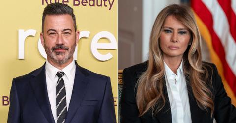 Photo of Jimmy Kimmel and Melania Trump