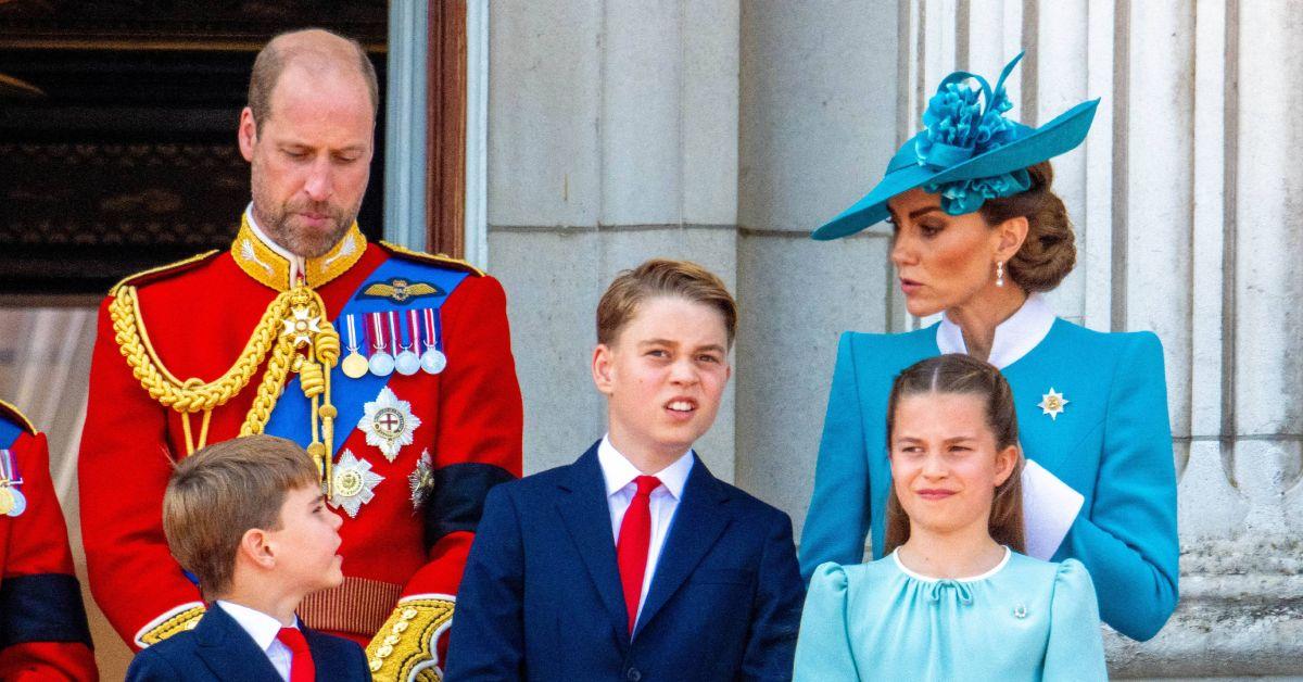 kate middleton scolds prince louis trooping colour event lip reader reveals