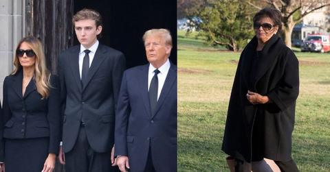 melania trump mourns mother