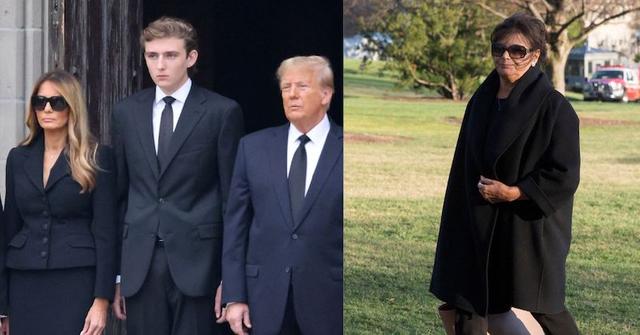 melania trump mourns mother