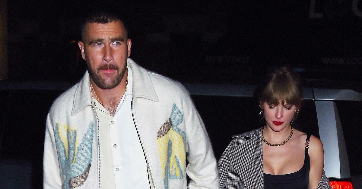 Photo of Travis Kelce and Taylor Swift