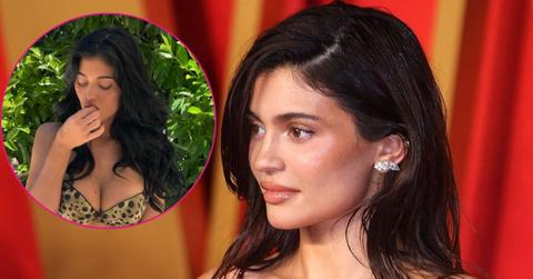 Two photos of Kylie Jenner