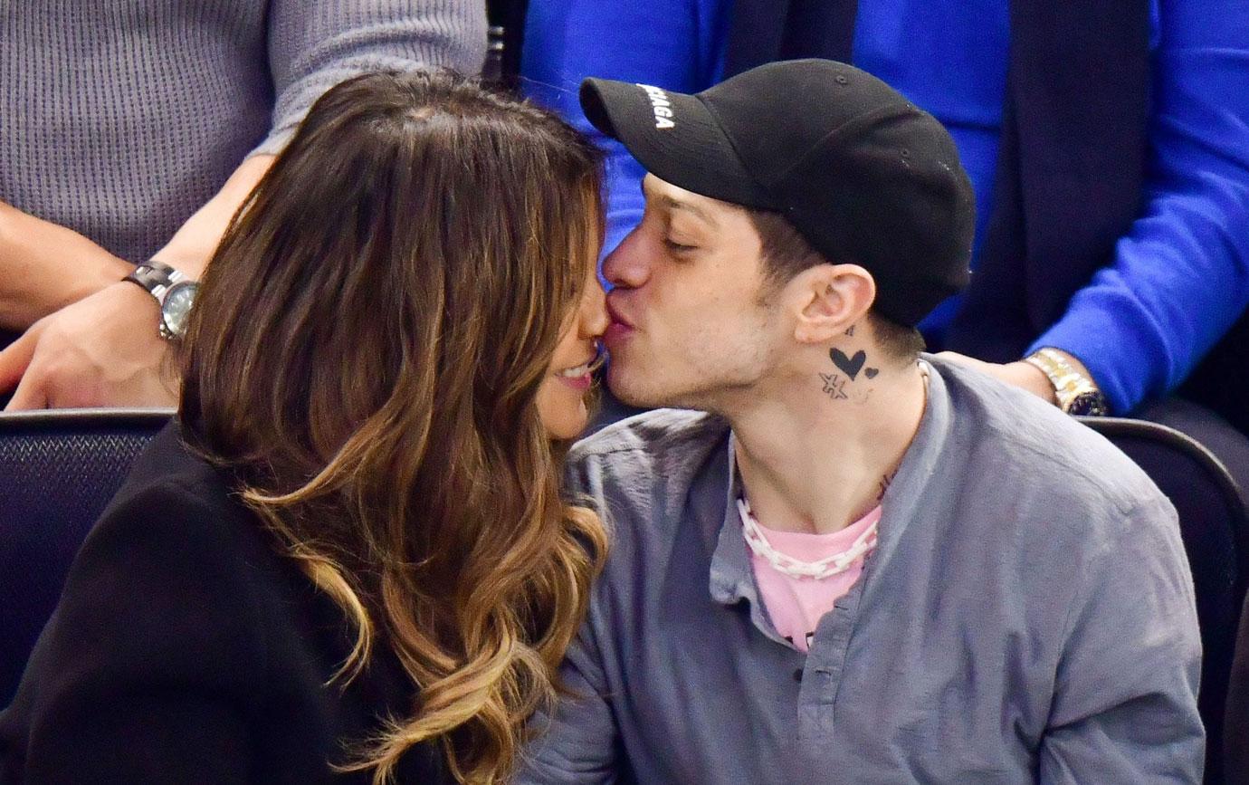 Pete Davidson Kissing Kate Beckinsale Kaia Gerber Podcast Taping