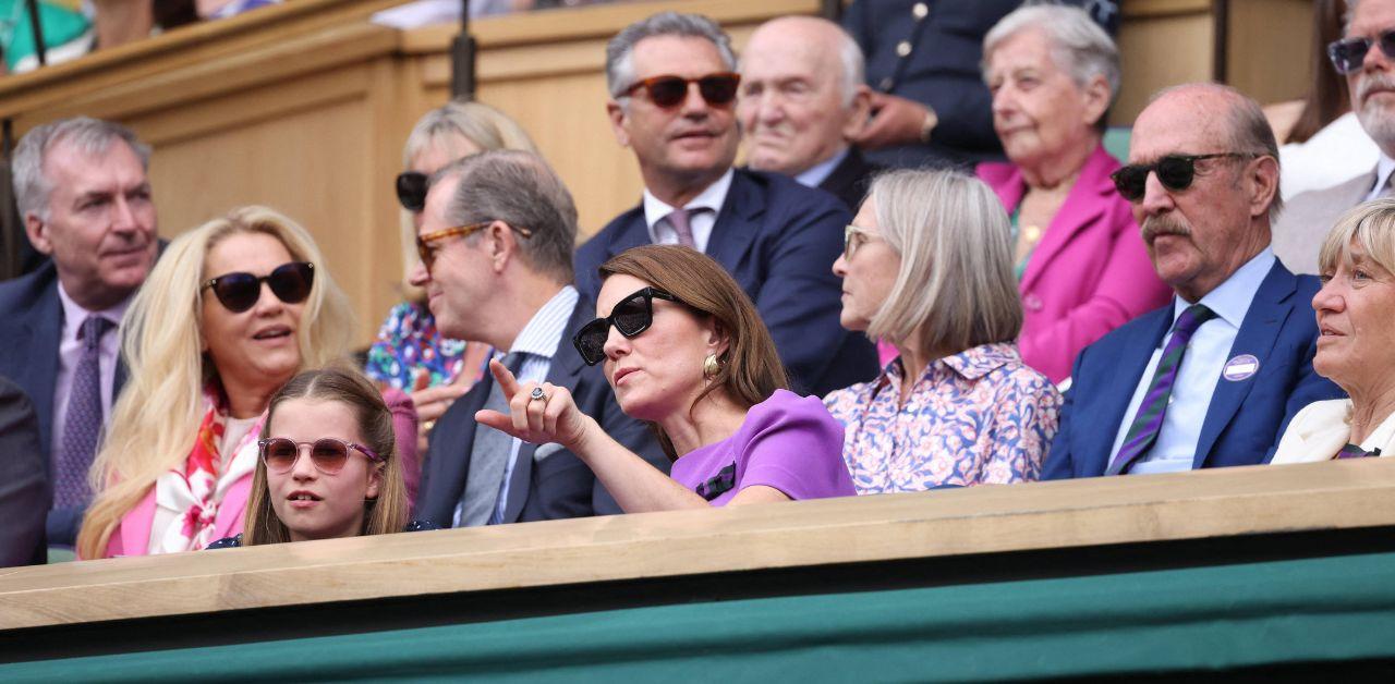 kate middleton gracefully thanked wimbledon attendees standing ovation