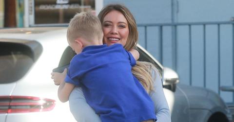 hilary duff gorgeous friends son luca pics long