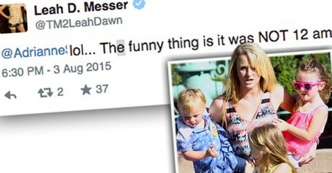Teen mom 2 leah messer denies daughters midnight dinner