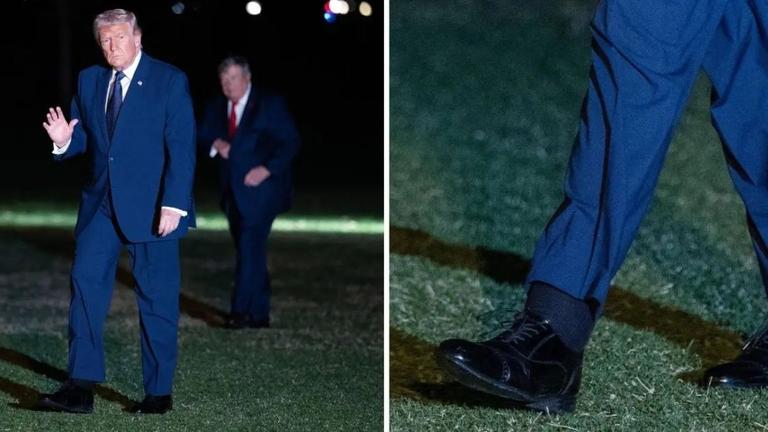 Donald Trump Addresses Why He Grips Stair Railings Amid Health Concerns
