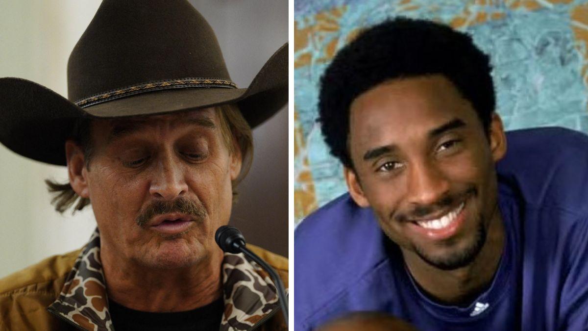 split photo of Kid Rock & Kobe Bryant