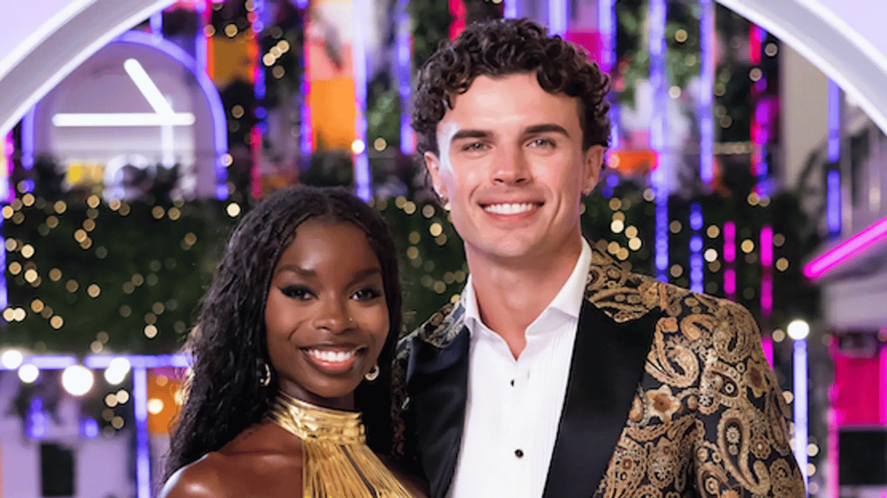 image of Taylor Williams reposted a screenshot from an interview where other 'Love Island' contestant Ace Greene seemed skeptical of the relationship.