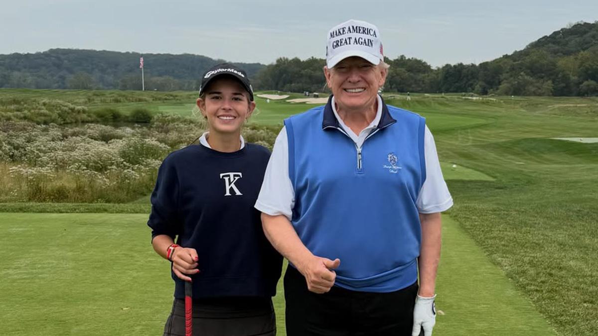Photo of A source claimed Kai Trump has become the president's 'favorite' family member.