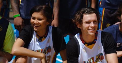 zendaya boyfriend tom holland sing rare public date watch