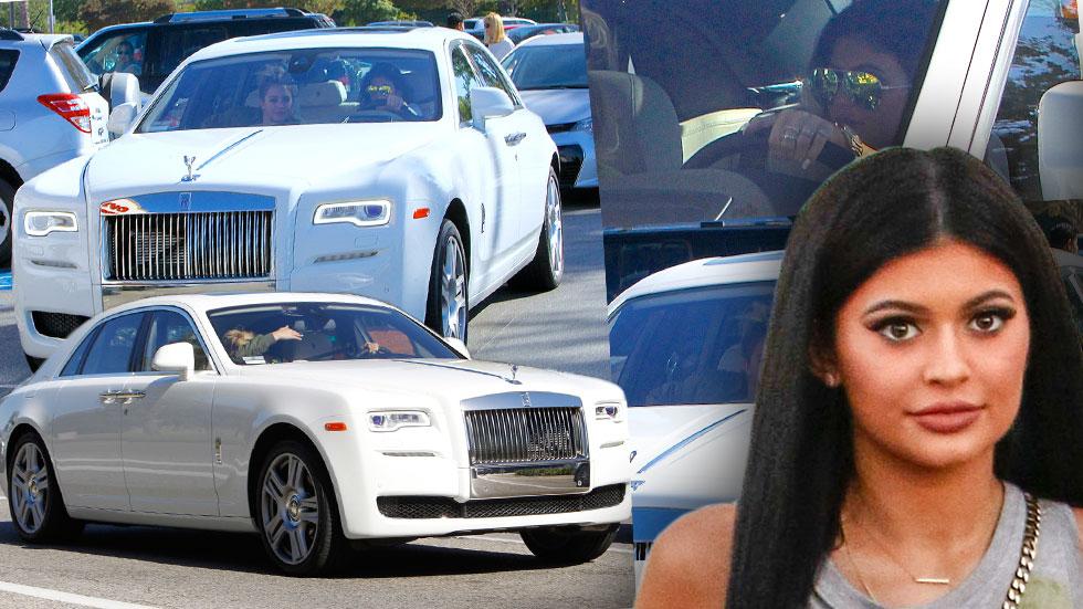 Kylie jenner rolls royce new car 09