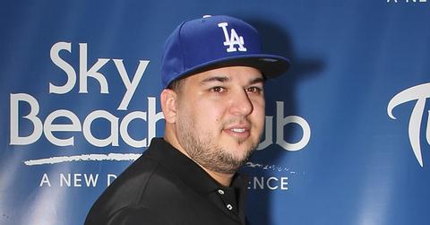 Rob Kardashian And Blac Chyna At Sky Beach Club