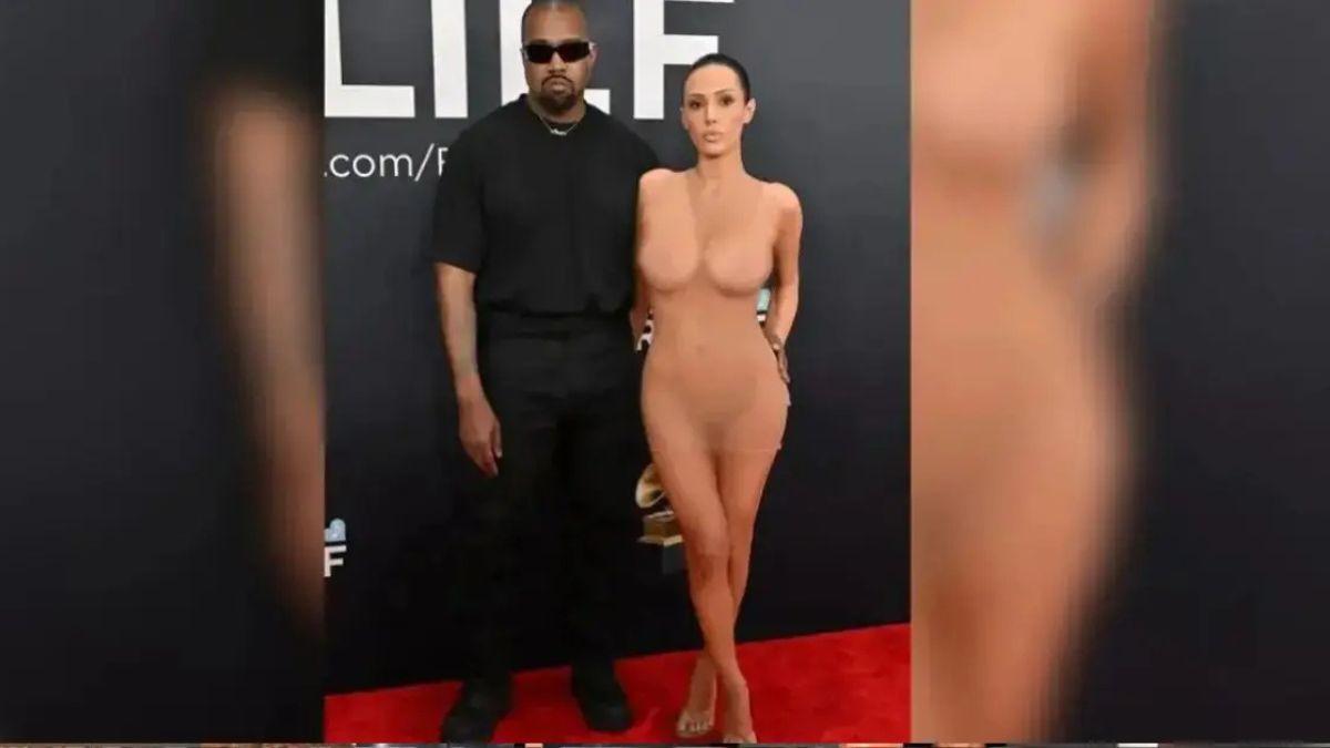 Photo of Bianca Censori's naked outfit turned heads at the 2025 Grammys.