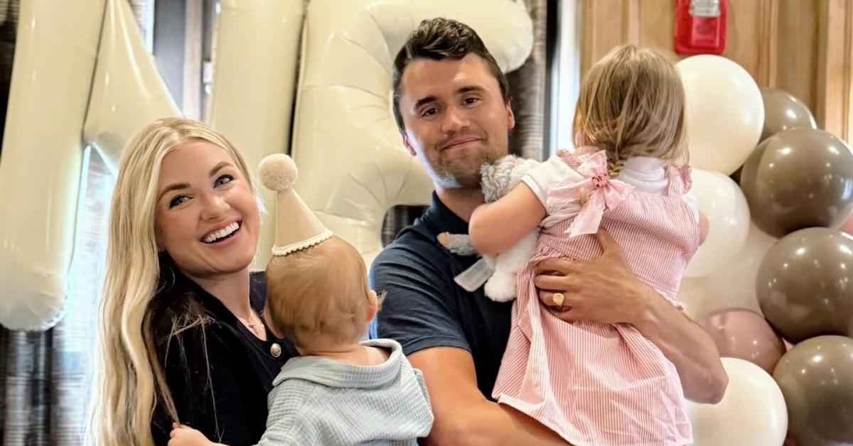 image of Charlie Kirk's widow, Erika Kirk, spoke out for the first time two days after her husband's assassination.