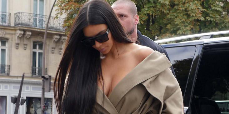 Kim Kardashian seen at L&#8217;Avenue restaurant in Paris, France