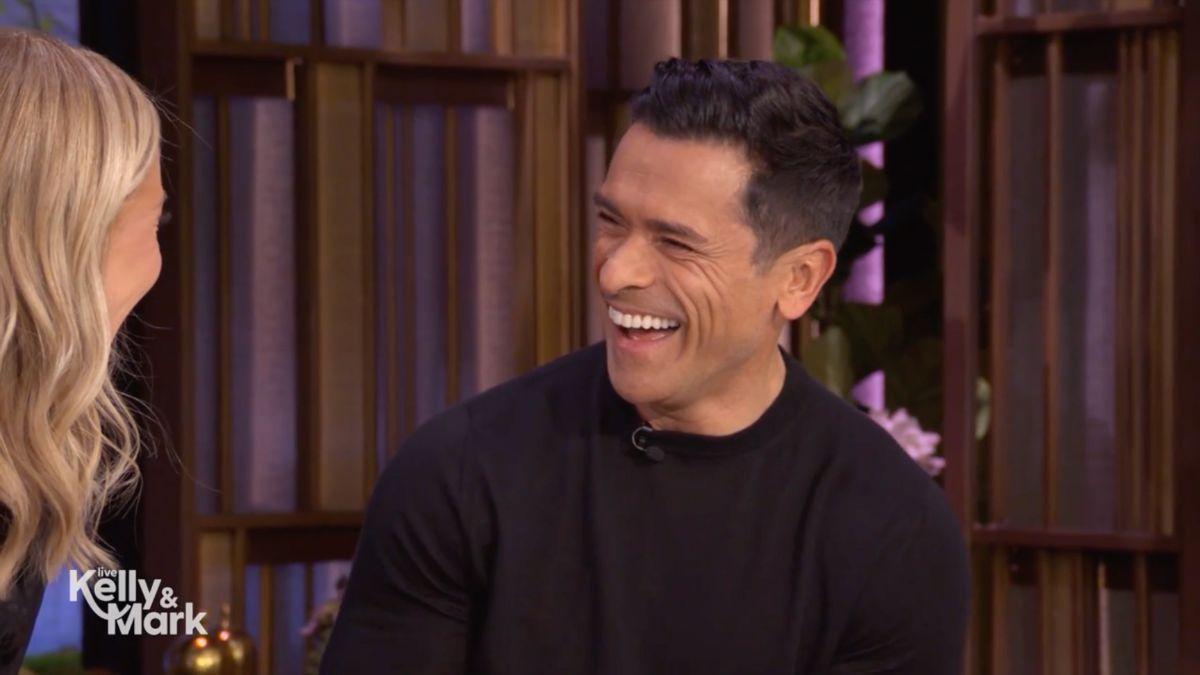 Image of Mark Consuelos is beyond obsessed with his and Kelly Ripa's adorable dog Lena.