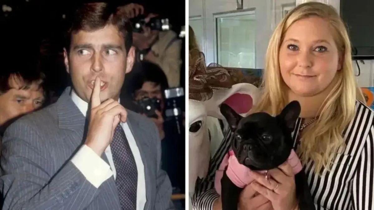 image split of prince Andrew and Virginia Roberts Giuffre