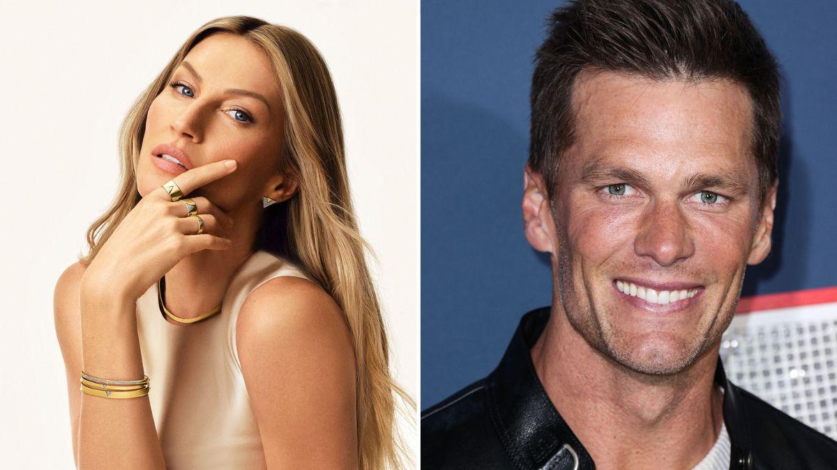 Split Image of Gisele Bündchen and Tom Brady.