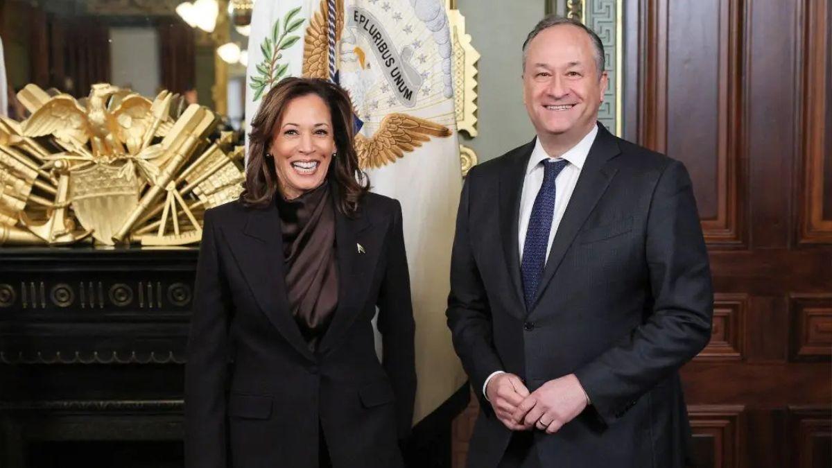 image of Kamala Harris and Doug Emhoff