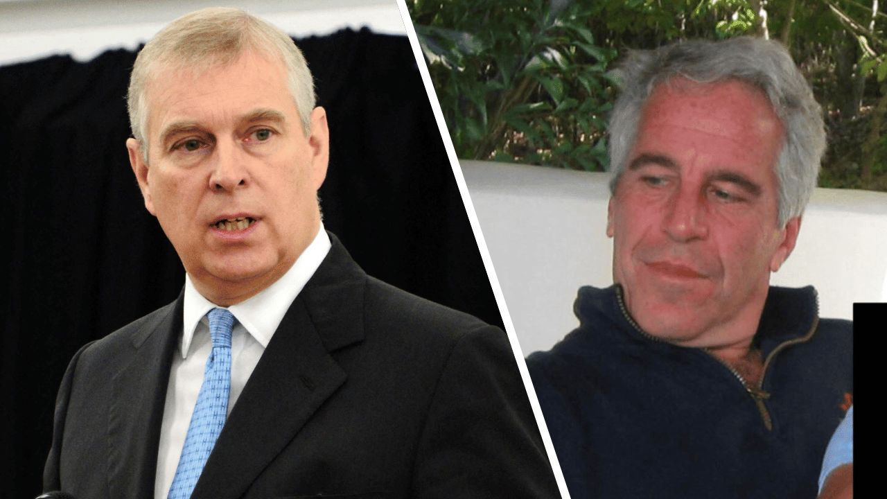 Image of Andrew Mountbatten-Windsor and Jeffrey Epstein