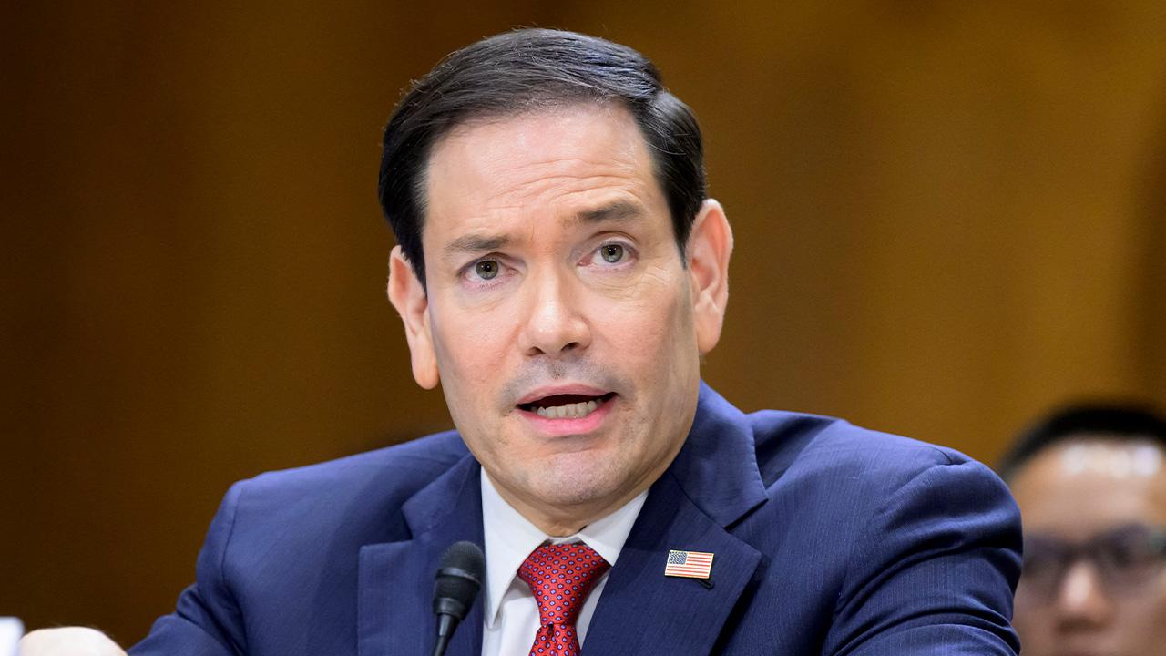 Image of Marco Rubio initially declined to comment on the report before offering support for Kimberly Guilfoyle.