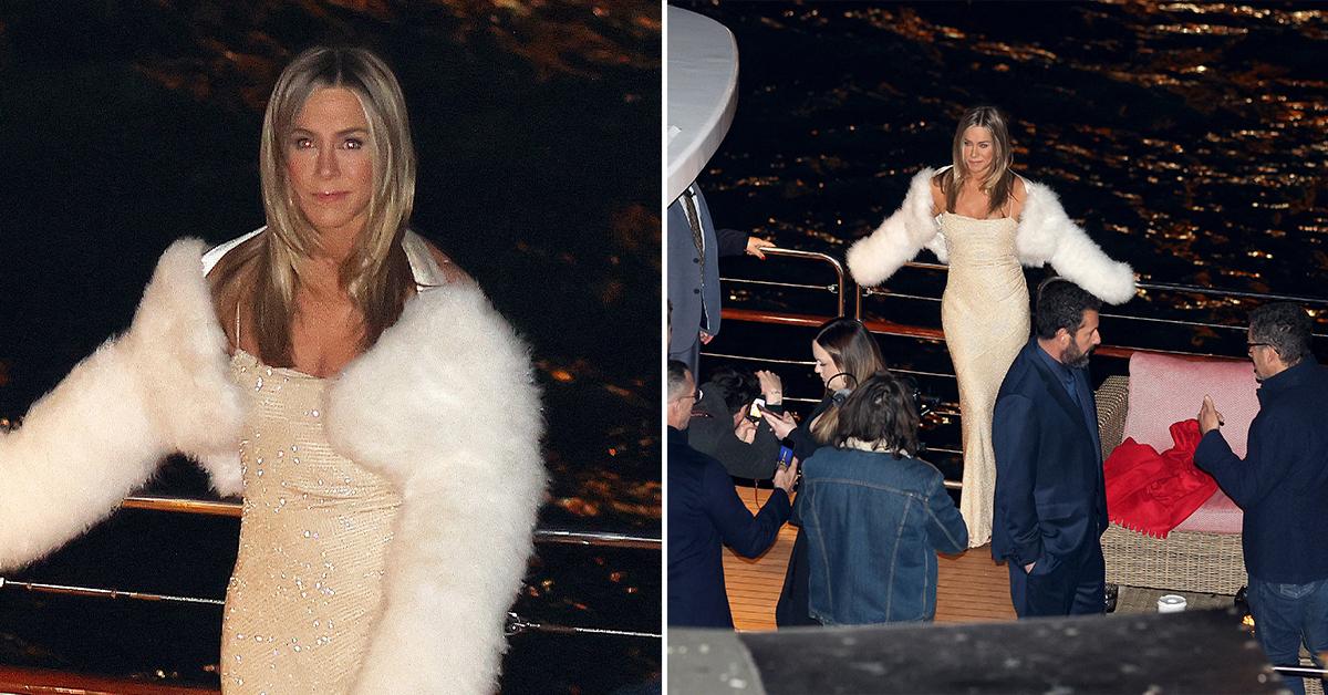 Jennifer Aniston Spotted Promoting Film 'Murder Mystery': Photos