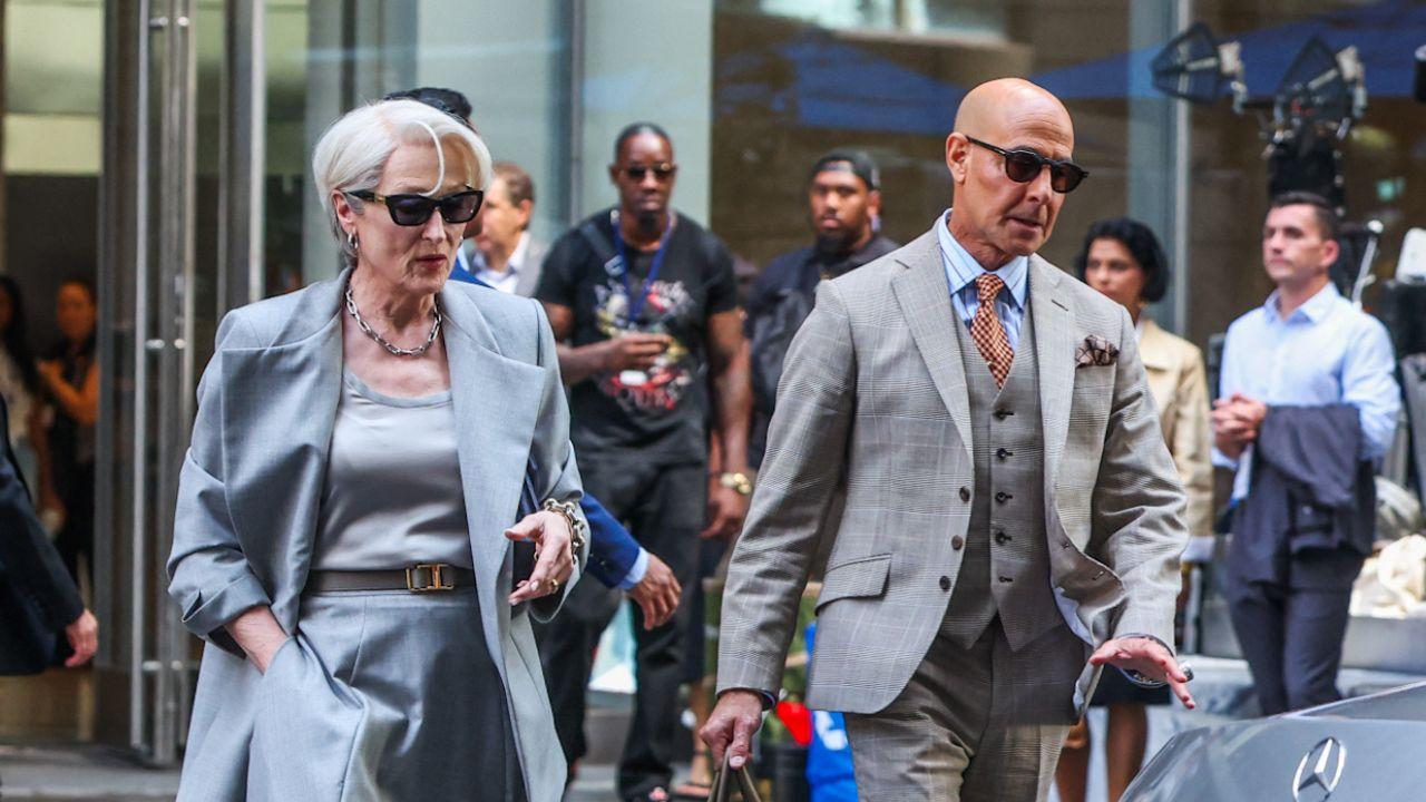 Image of Meryl Streep and Stanley Tucci reunited onscreen for ‘The Devil Wears Prada 2.’