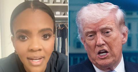 split of Candace Owens & Donald Trump.
